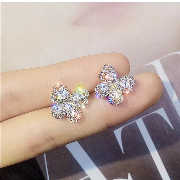 295 Silver earring 💯 Authentic - Picture 6 of 8